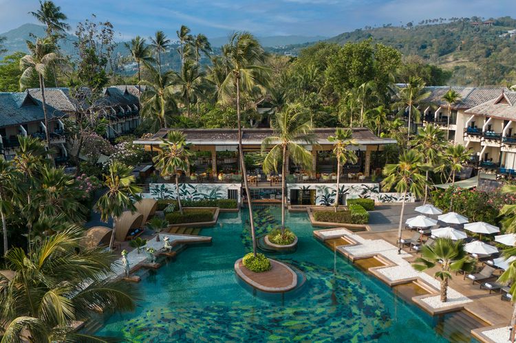 Luxury hotel view
